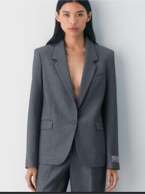 Aritzia Gray producer Blazer
